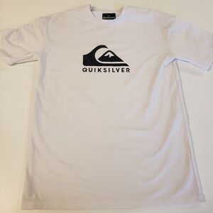 White Quiksilver surf tee shirt size 8-XS